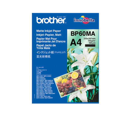 Brother Paperi Photo Matte A4, 25 Arkkia, 145 G