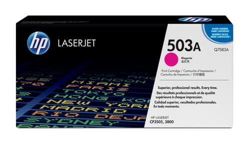 Hp Toner Magenta 503a 6k - Q7583a billede