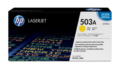 Hp Toner Gul 503a 6k - Q7582a billede