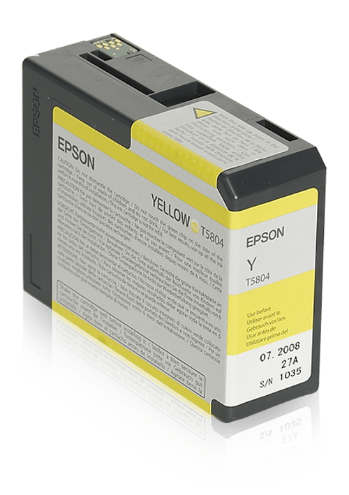Epson Muste Keltainen T5804 - Pro 3800