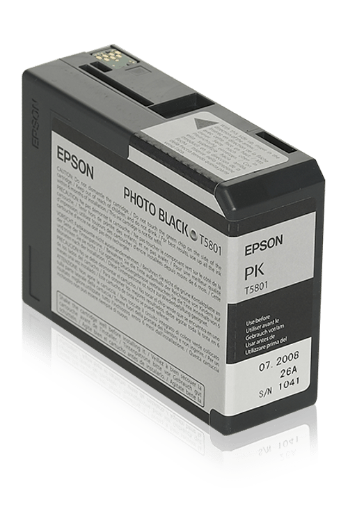 Epson Blæk Sort Foto T5801 - Pro 3800