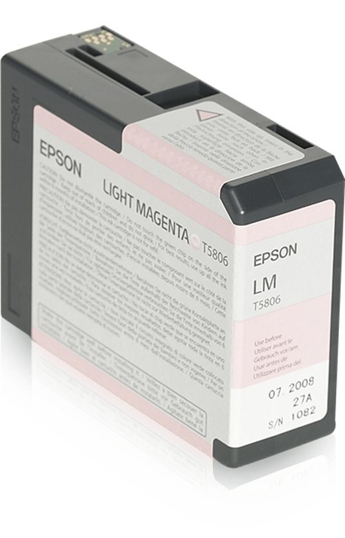 Epson Blæk Ljus Magenta T5806 - Pro 3800