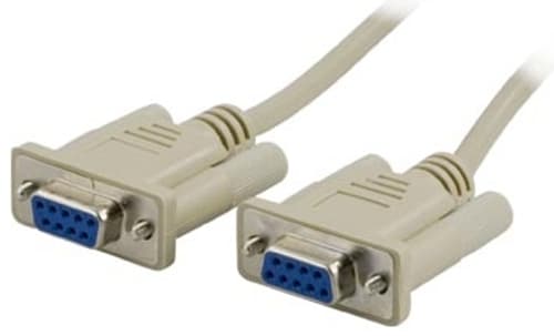 Deltaco Kabel Nollmodem 3m Beige