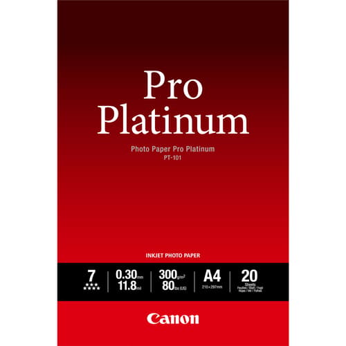 Canon Papper Photo Pro Platinum Pt-101 A4 20-ark 300g