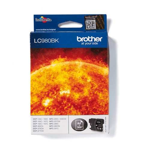 Brother Blæk Sort Lc980bk – Dcp-145c/165c