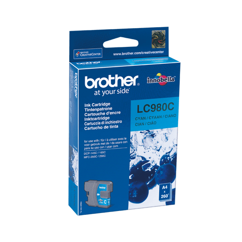 Brother Blæk Cyan Lc980c – Dcp-145c