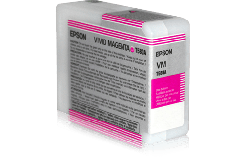 Epson Blæk Vivid Magenta T580a - Pro 3880