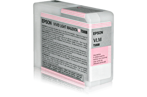 Epson Blæk Vivid Ljus Magenta T580b - Pro 3880