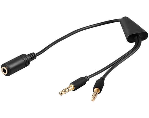 Microconnect Audio Adaptor 0.4m 2 X 3,5mm 3,5mm