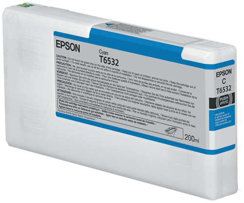 Epson Blæk Cyan T653 - Stylus Pro 4900 200ml billede