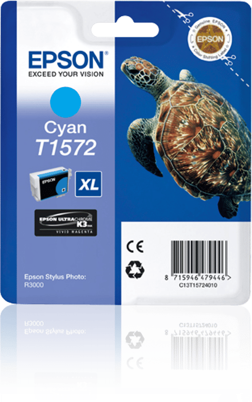 Epson Blæk Cyan - Stylus Foto R3000