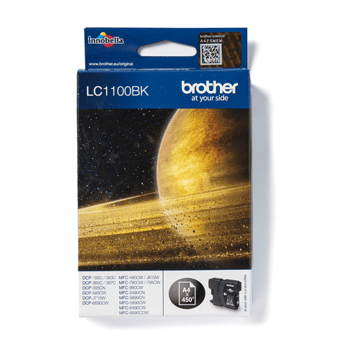 Brother Blæk Sort – Lc1100bk 450 Pages