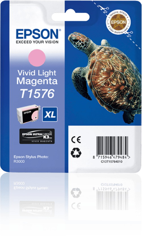 Epson Muste Vivid Kevyt Magenta - Stylus Kuva R3000