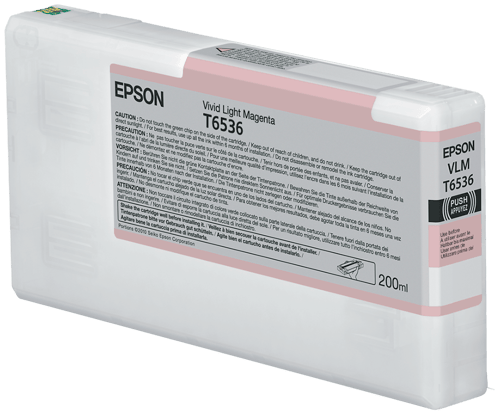 Epson Blæk Vivid Ljus Magenta T653 - Stylus Pro 4900 200ml billede