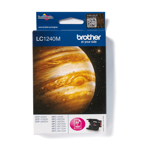 Brother Blæk Magenta Lc1240m – Mfc-j6510dw
