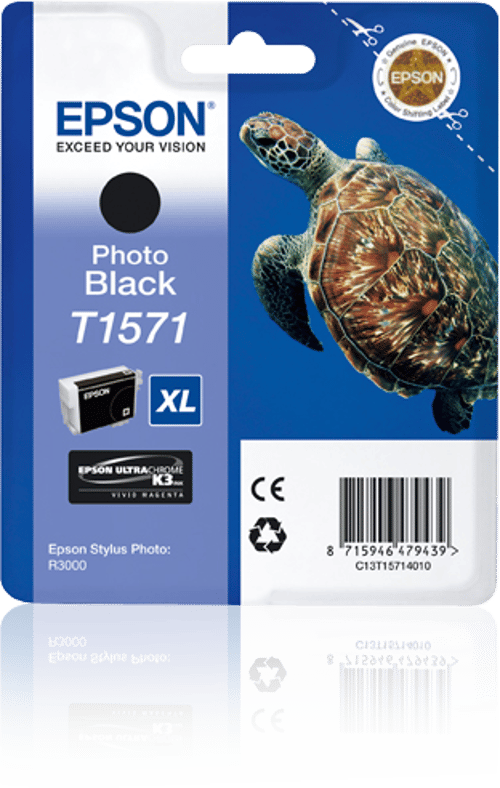 Epson Blæk Foto Sort - Stylus Foto R3000