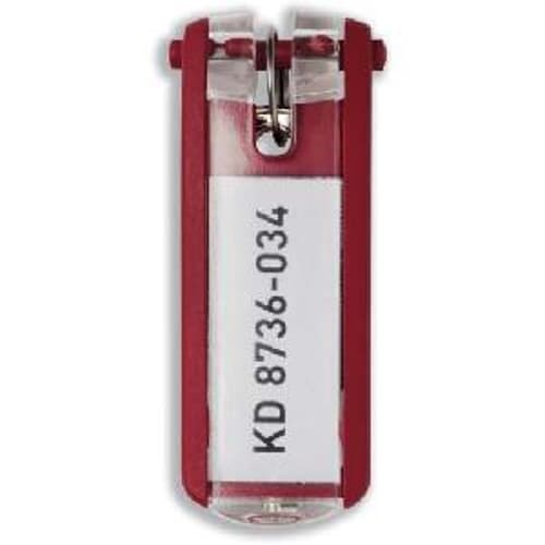 Durable Nøglebrik Key Clip Rød 6 Stk.