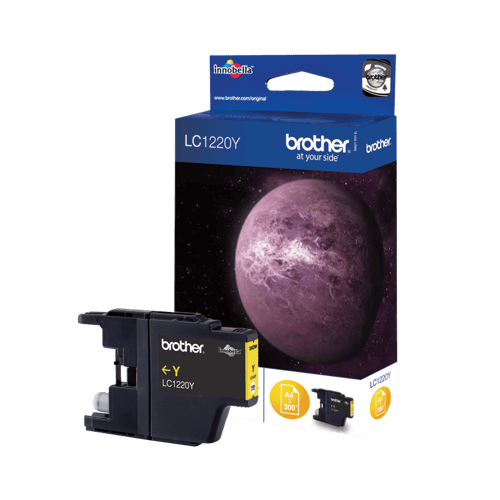 Brother Muste Keltainen Lc1220y - Dcp-j925dw