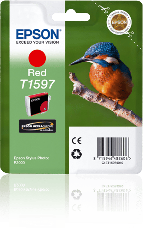 Epson Blæk Rød T1597 - R2000