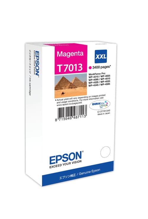 Epson Blæk Magenta T7013 Xxl - Wp4000/4500