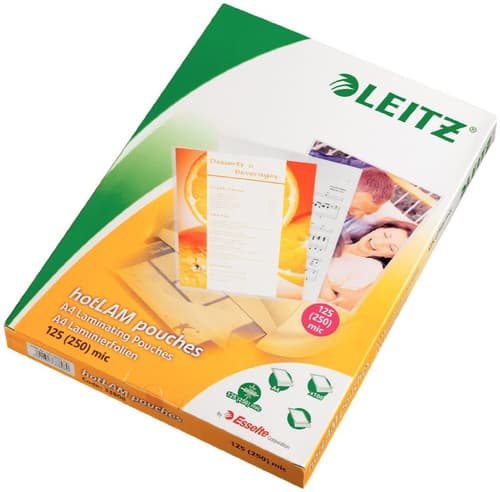 ESSELTE Lamineringslommer A4 125 my. Æsk m. 100 33808 Modsvarer: N/A