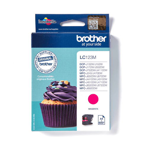 Brother Muste Magenta Lc123m - Mfc-j4510dw