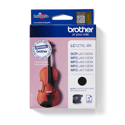 Brother Blæk Sort Hc Lc127xlbk - Mfc-j4510dw