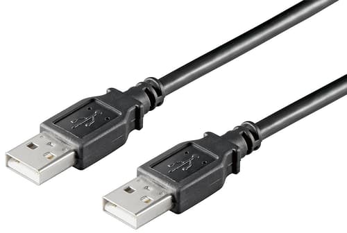 Microconnect Usb 2.0 0.5m Usb-a Usb-a Musta