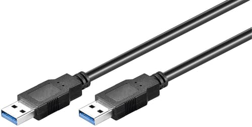 Microconnect Usb-kabel 0.5m. Usb-a Usb-a Sort