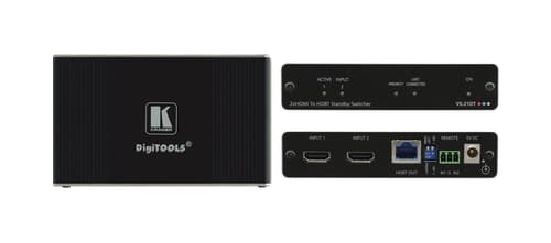 Kramer DigiTOOLS VS-21DT - Video-/audioswitch - 2 x HDMI - desktop