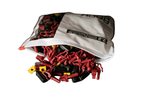 Direktronik Rackstuds V2 Röd/brun 100-pack
