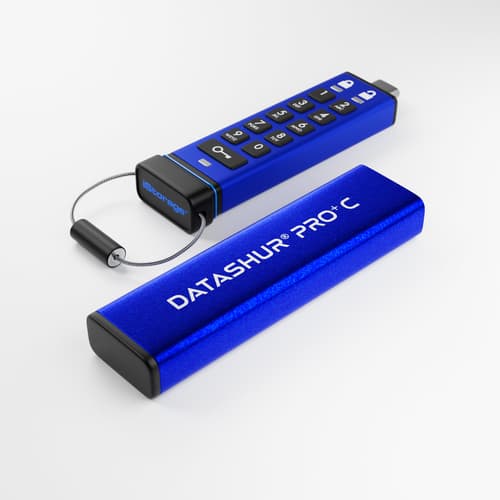 Istorage Datashur Pro+c 128gb Usb-c Sininen