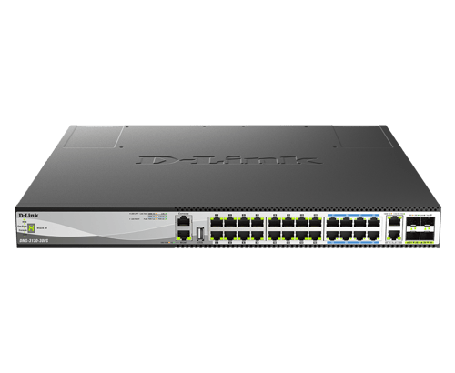 D-link Dms-3130-30ps Administreret L3 10g Ethernet (100/1000/10000) Strøm Over Ethernet (poe) Sort
