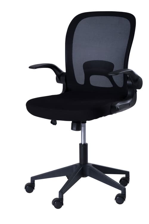 Kontorstol med Armlæn | Sun-flex Hideaway Chair | Sort