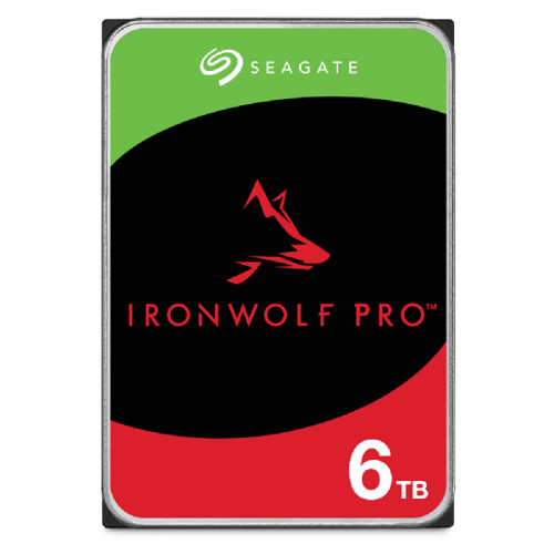 Seagate IronWolf Pro ST6000NT001 - Harddisk - 6 TB - intern - 3.5 - SATA 6Gb/s - 7200 rpm - buffer: 256 MB - med 3 års Seagate Rescue Data Recovery