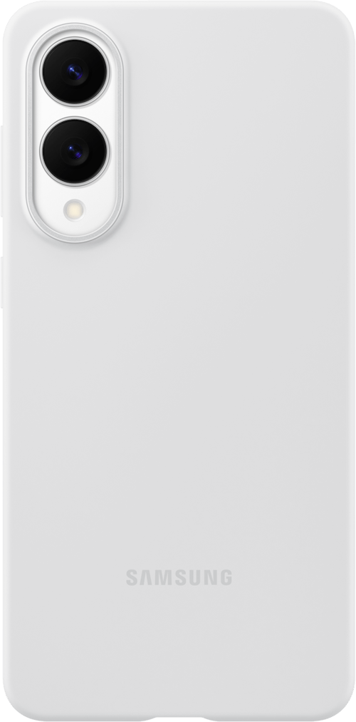 Samsung Silicone Case Samsung Galaxy S25 Edge Vaaleanharmaa