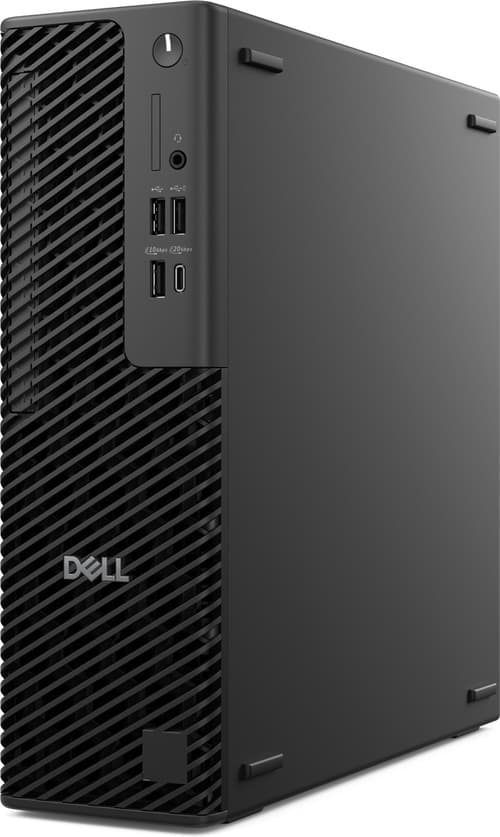 Dell Pro Max Slim FCS1250 - Tynd desktop Core Ultra 7 265 / op til 5.3 GHz - vPro Enterprise - RAM 32 GB - SSD 1 TB - SED, NVMe, TLC, Class 40 - RTX A1000 - Gigabit Ethernet - Win 11 Pro - skærm: ingen - sort - BTP - med 3 års Basic Onsite