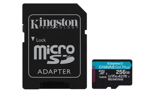 Kingston Canvas Go Plus Gen4 256gb Microsd Uhs-i