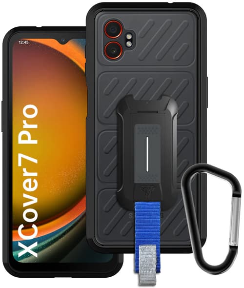 Armor-x Shockproof Rugged Case Samsung Galaxy Xcover 7 Pro Musta