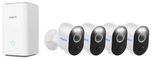 Reolink Home Hub + 4x Argus 3 Pro 4mp Akku Wifi -kamera