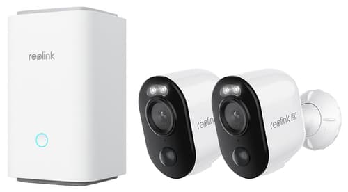 Reolink Home Hub + 2x Argus 3 Ultra 8mp Batteri Wifi Kamera