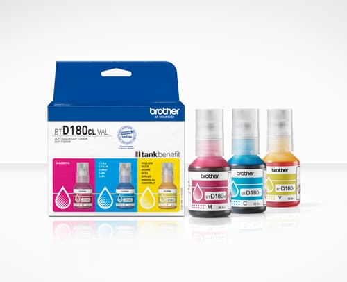 Brother Bläckpaket (cyan/magenta/gul) 180clval 5k
