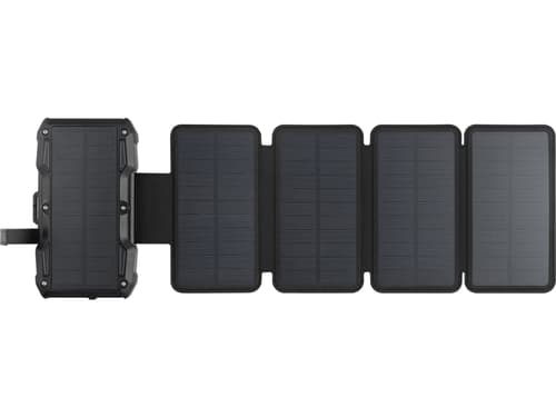 Sandberg Solcelle Powerbank Med 5 Paneler, 27000mah 27000, 99.9mah Sort