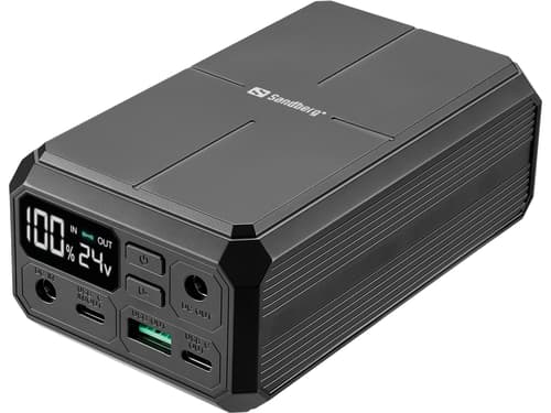 Sandberg Laptop Powerbank Pd100w 27,000mah 99.9, 27000wh Svart