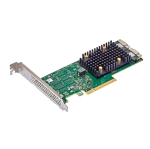 Broadcom HBA 9500-16i, PCIe, SAS, SATA, Fuld højde/ lav profil, Grøn, Grå, 5000000 t, Australia/New Zealand (AS/NZS CISPR 22), Canada ICES-003 Class B, CE Europe (EN55022/EN55024),...