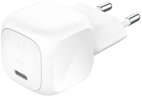 Belkin BoostCharge power adapter - compact - 24 pin USB-C - 20 Watt