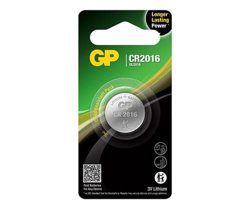 Gp Knappcellsbatteri Lithium Cr2016 3v