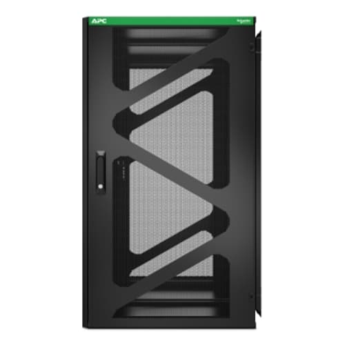 Apc Netshelter Wx Ar124sm - 19-tums Väggmonterat Patchskåp, 24u, 800 Mm Djup, Sidomontering, Monterat