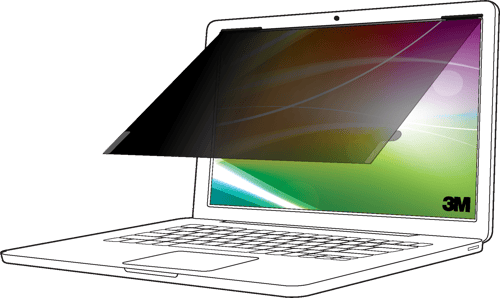3m 3m Bright Screen Privacy Filter 13 tommer 16:10 billede