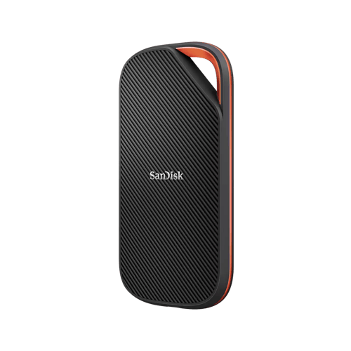 Sandisk Extreme Pro Usb4 4tb Usb-c Sort, Orange billede
